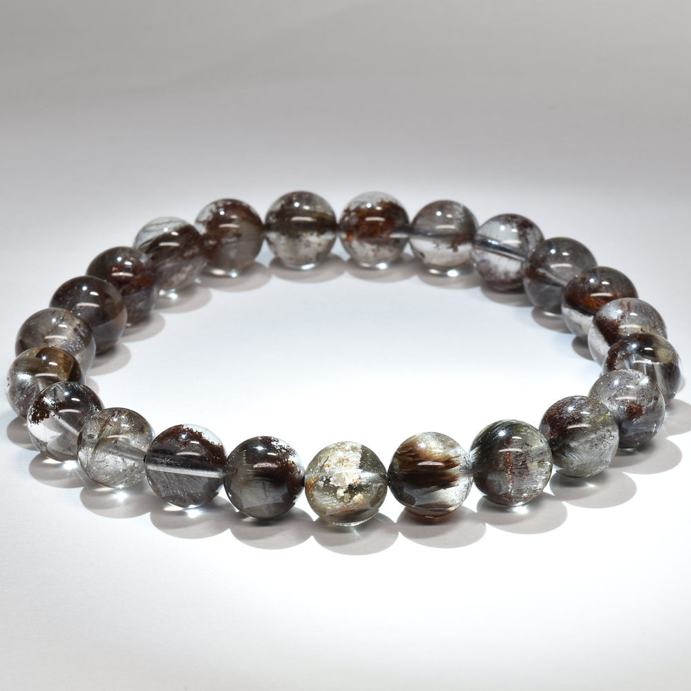 ガーデンプラチナルチルクォーツ ブレスレット 8.5mm #RJ010