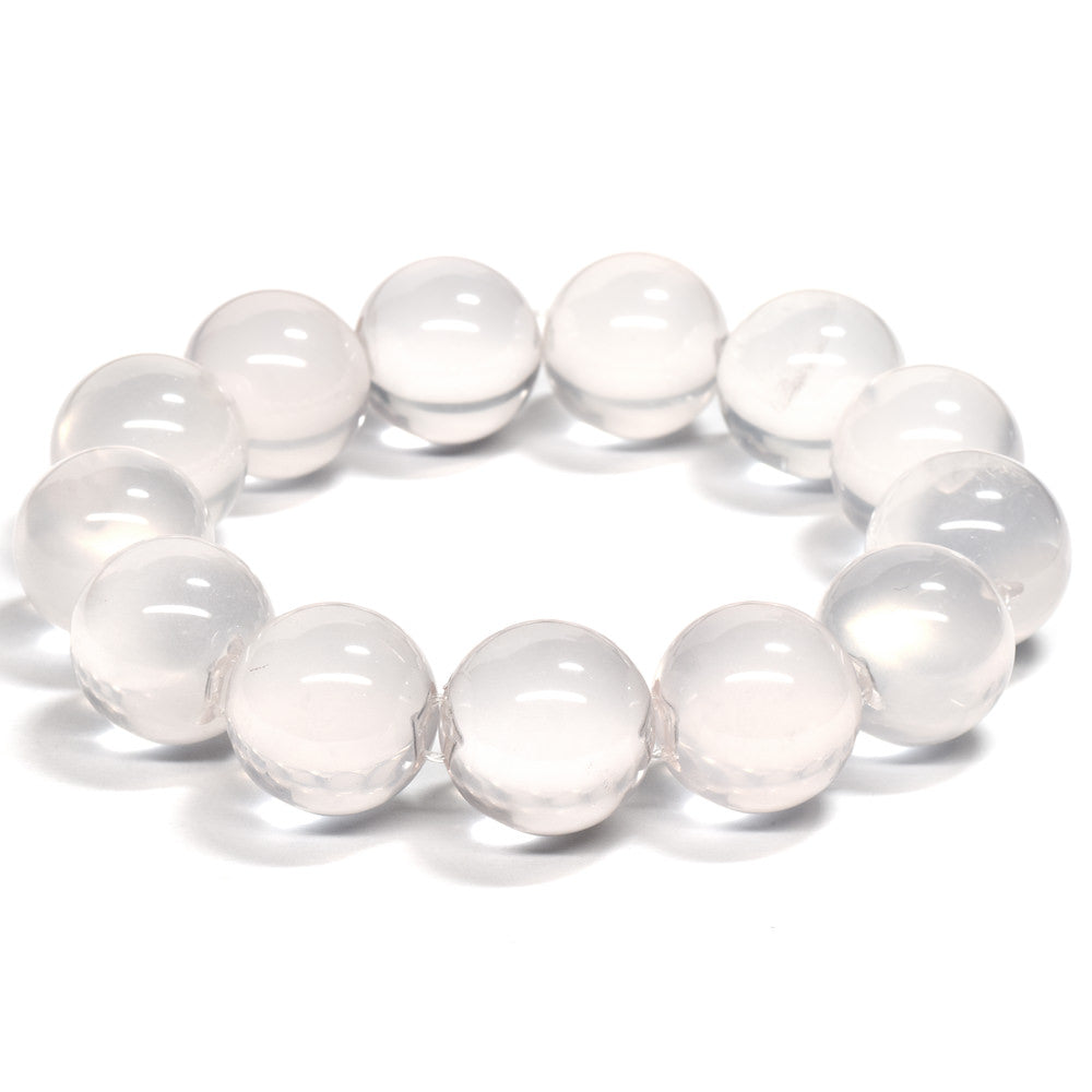 ＜The Floating Orbs＞スターローズクォーツ ブレスレット 16.5mm #RJ019