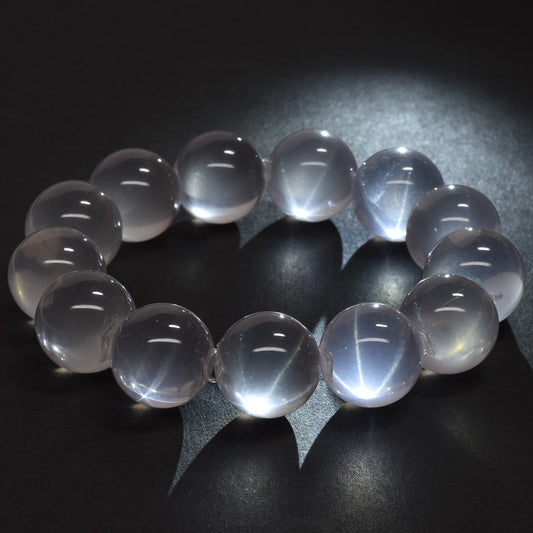 ＜The Floating Orbs＞スターローズクォーツ ブレスレット 16.5mm #RJ019