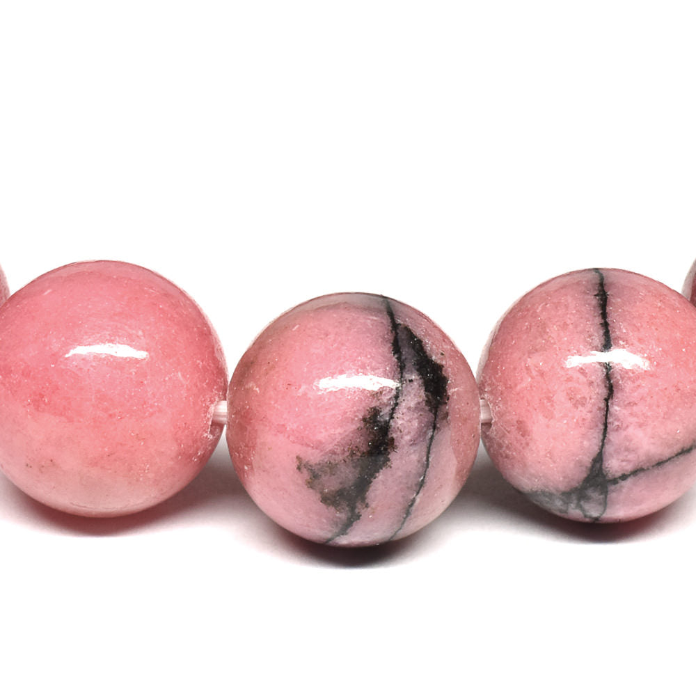 [鑑別付]愛知県産 愛知ロードナイト【山梨一級研磨士作】 ブレスレット 12mm #RJ036