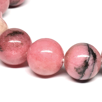 [鑑別付]愛知県産 愛知ロードナイト【山梨一級研磨士作】 ブレスレット 12mm #RJ036