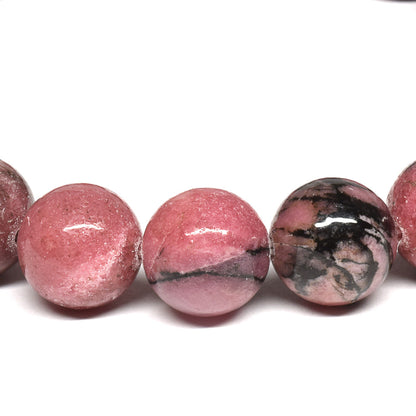 [鑑別付]愛知県産 愛知ロードナイト【山梨一級研磨士作】 ブレスレット 10mm #RJ037