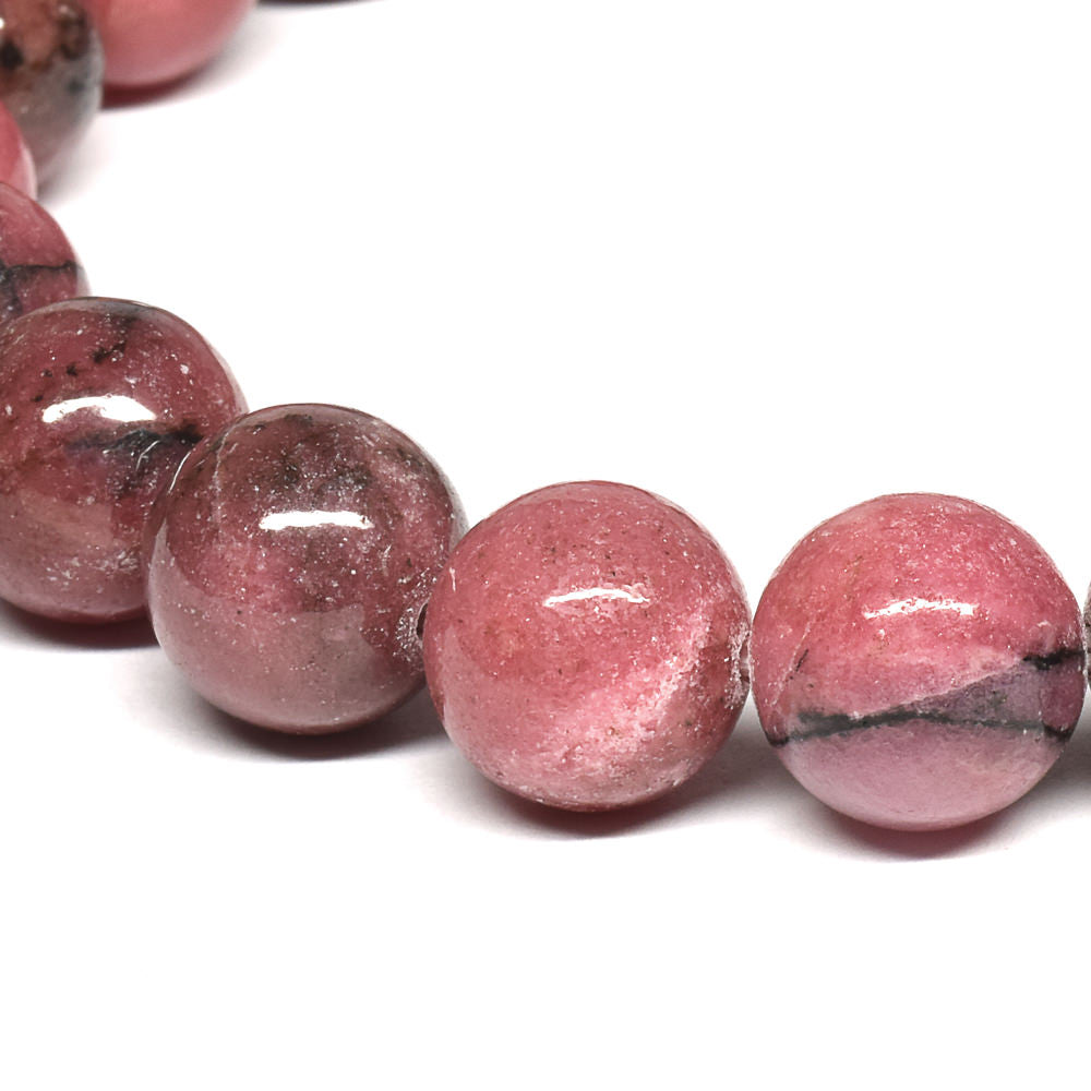 [鑑別付]愛知県産 愛知ロードナイト【山梨一級研磨士作】 ブレスレット 10mm #RJ037