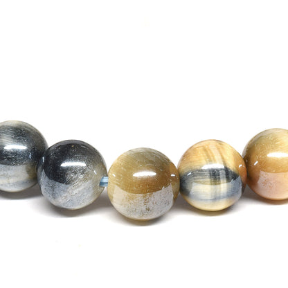 シルバーシャイン・ゼブラタイガーアイ ブレスレット 8mm #RJ068