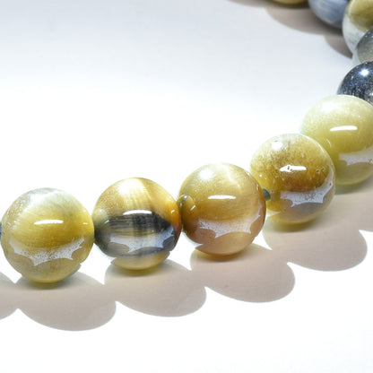 シルバーシャイン・ゼブラタイガーアイ ブレスレット 8mm #RJ068