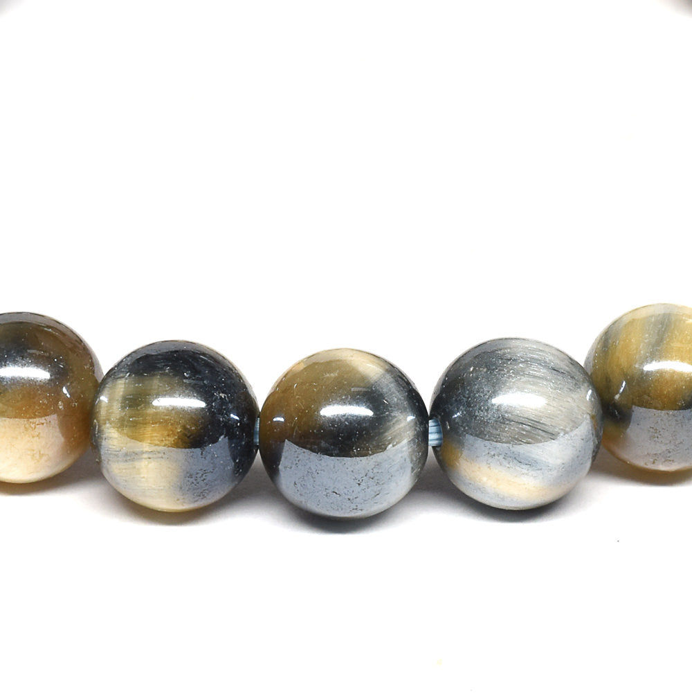 シルバーシャイン・ゼブラタイガーアイ ブレスレット 8mm #RJ069