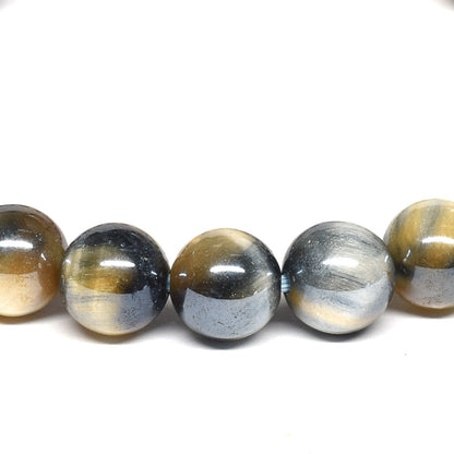 シルバーシャイン・ゼブラタイガーアイ ブレスレット 8mm #RJ069