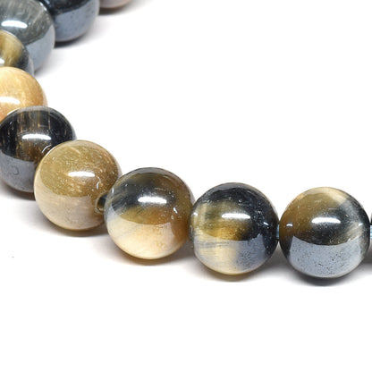 シルバーシャイン・ゼブラタイガーアイ ブレスレット 8mm #RJ069