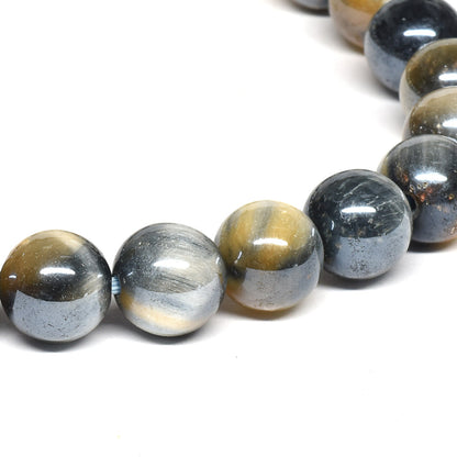 シルバーシャイン・ゼブラタイガーアイ ブレスレット 8mm #RJ069