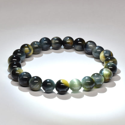 ゼブラタイガーアイ ブレスレット 8-8.5mm #RJ070