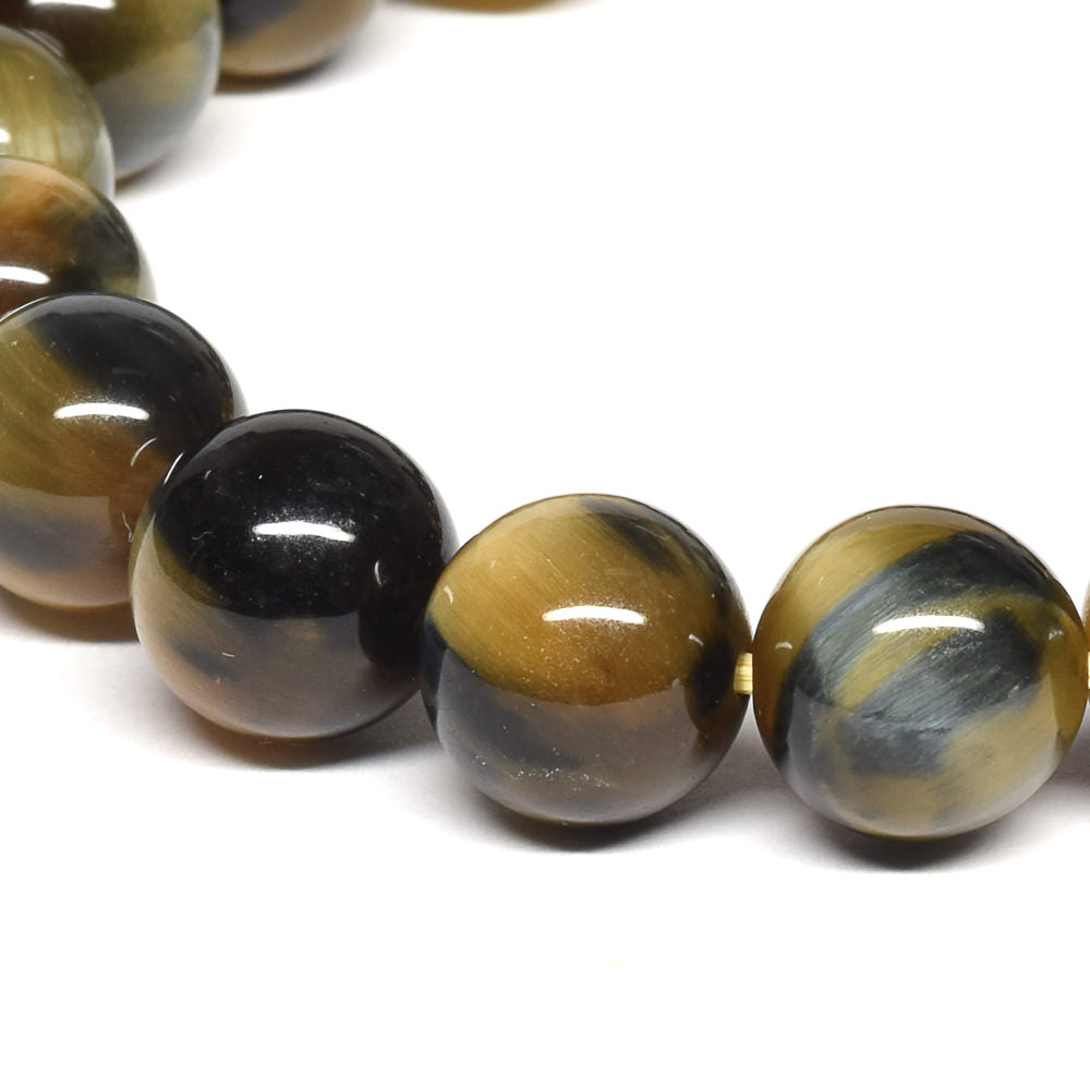 ゼブラタイガーアイ ブレスレット 10-10.5mm #RJ074