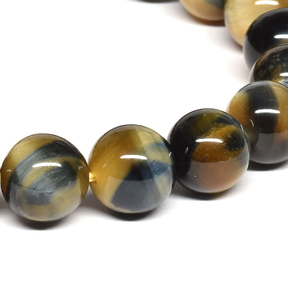 ゼブラタイガーアイ ブレスレット 10-10.5mm #RJ074