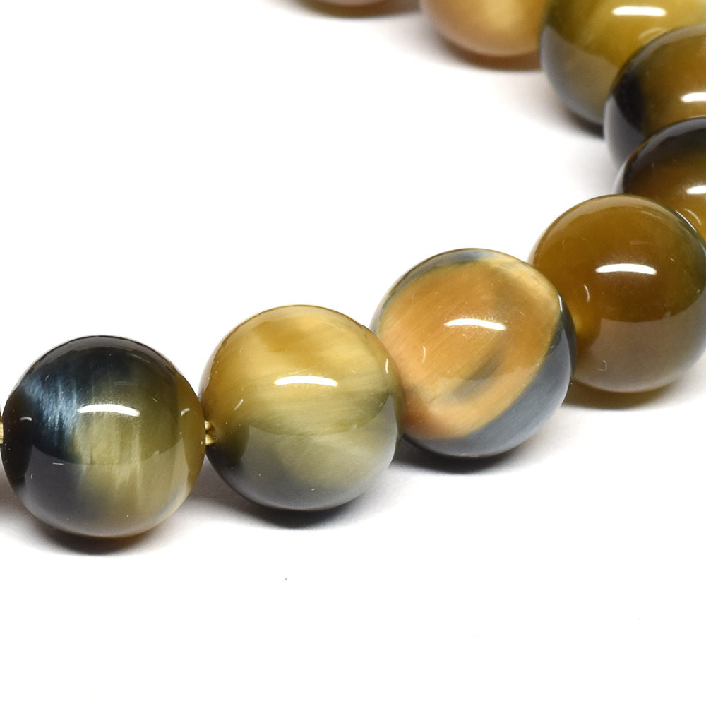 ゼブラタイガーアイ ブレスレット 10mm #RJ075