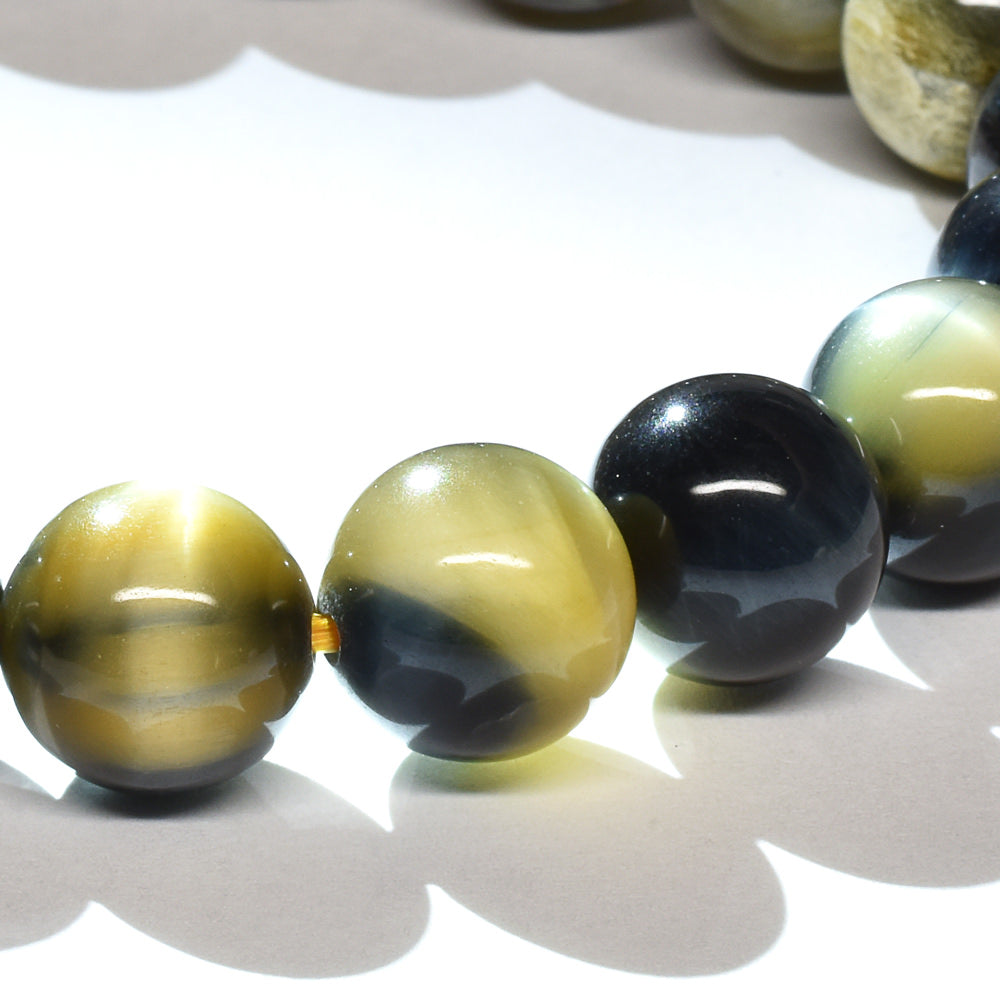 ゼブラタイガーアイ ブレスレット 10.5mm #RJ078