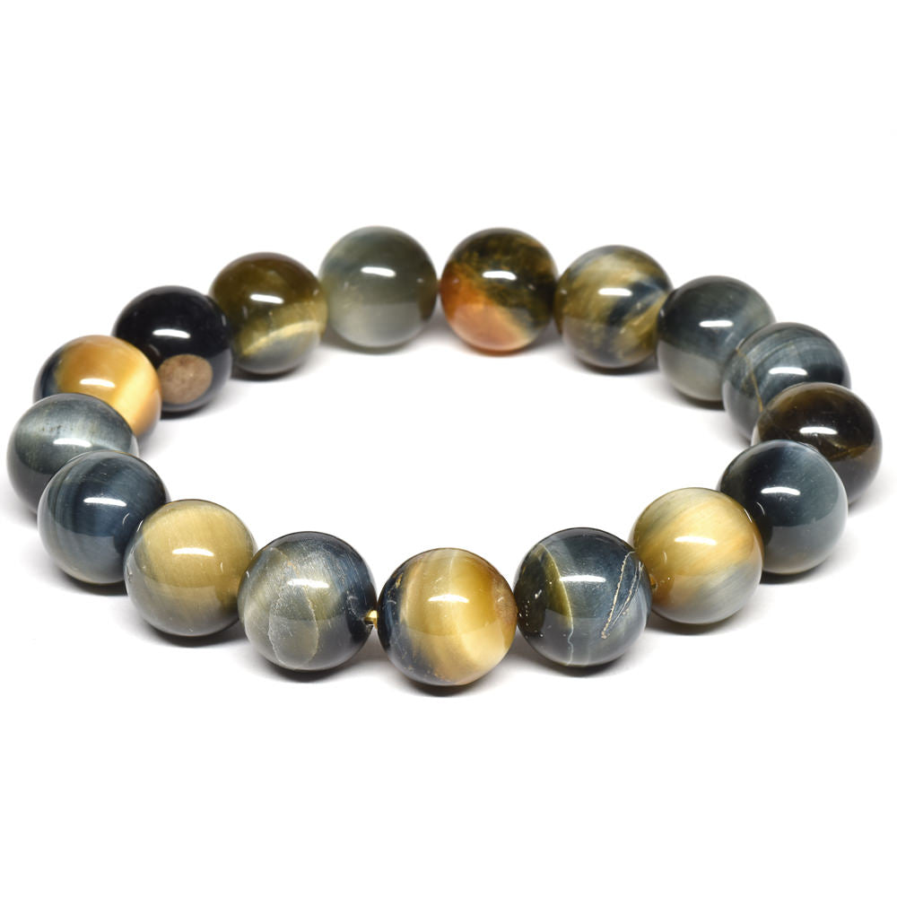 ゼブラタイガーアイ ブレスレット 12mm #RJ080