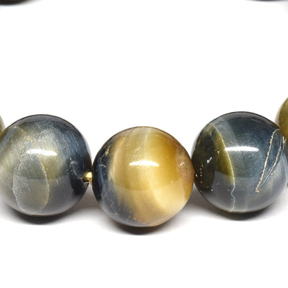 ゼブラタイガーアイ ブレスレット 12mm #RJ080