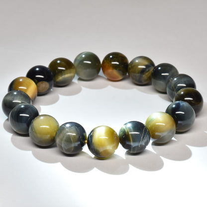 ゼブラタイガーアイ ブレスレット 12mm #RJ080