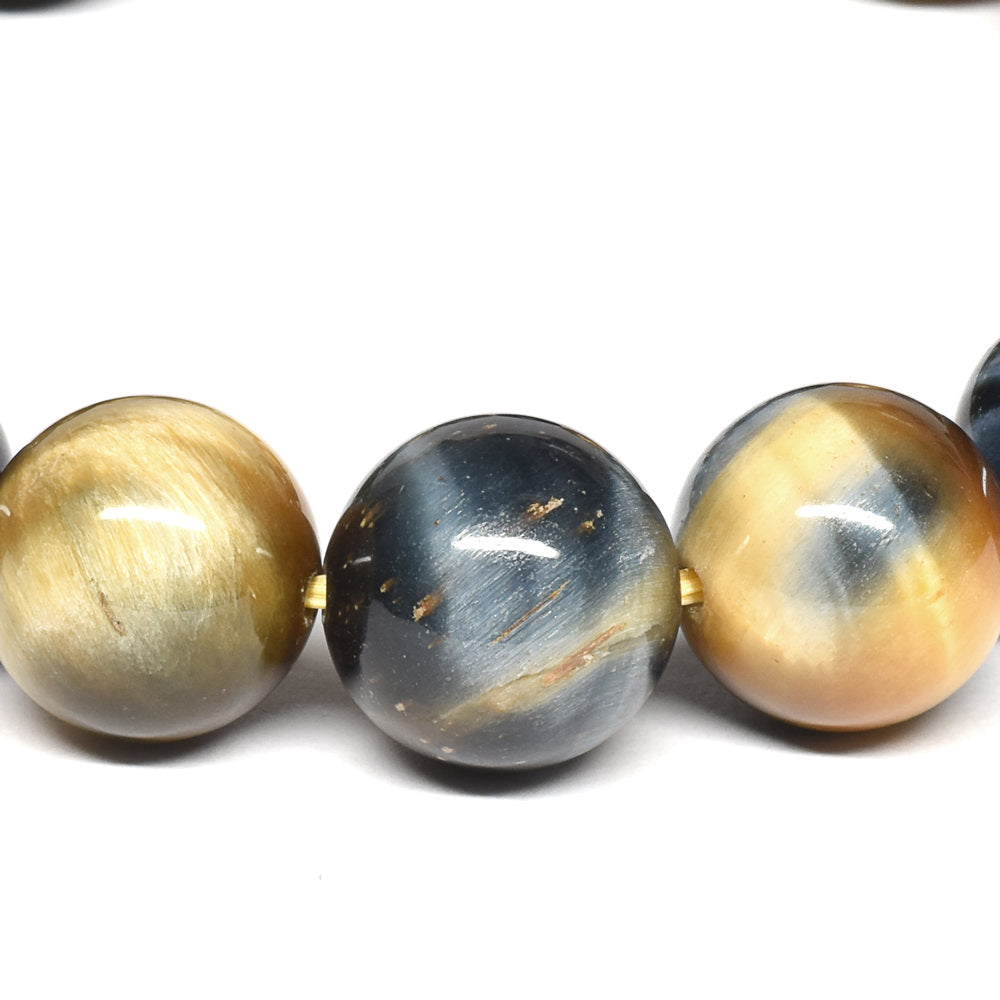 ゼブラタイガーアイ ブレスレット 12-12.5mm #RJ081