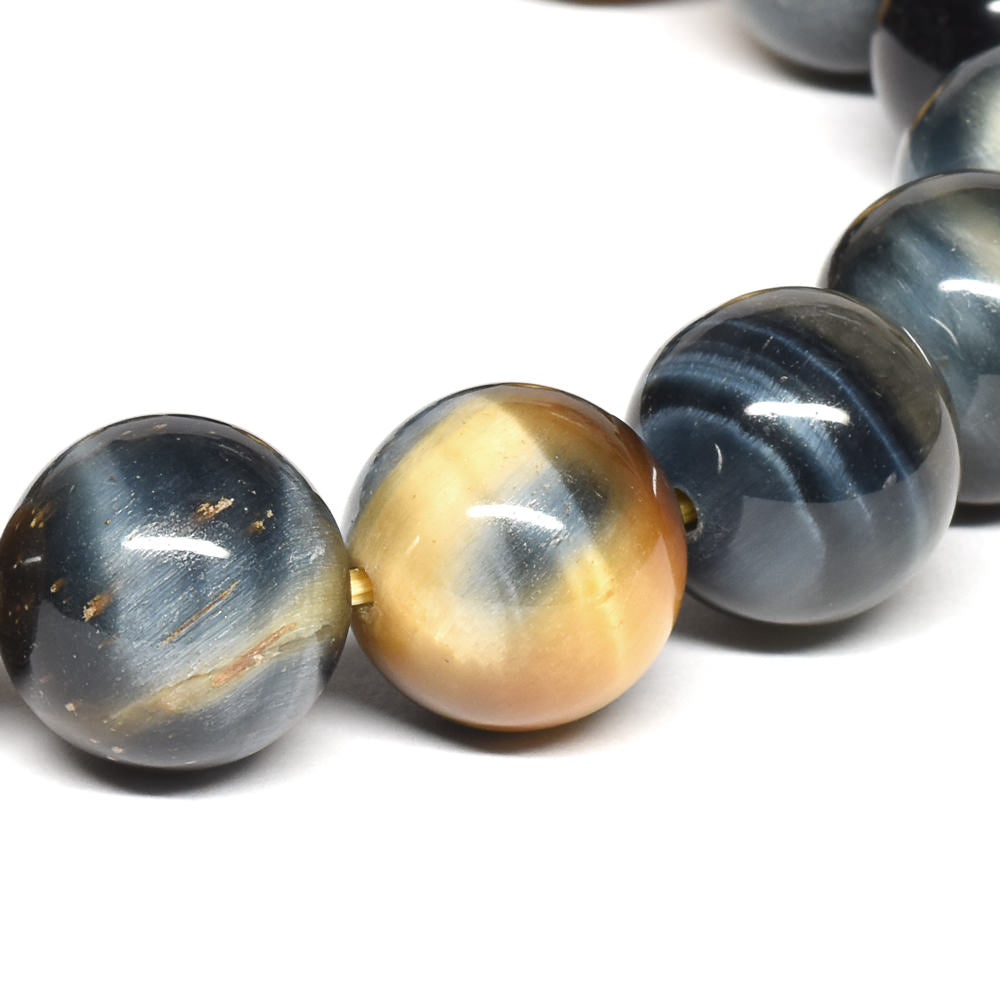 ゼブラタイガーアイ ブレスレット 12-12.5mm #RJ081