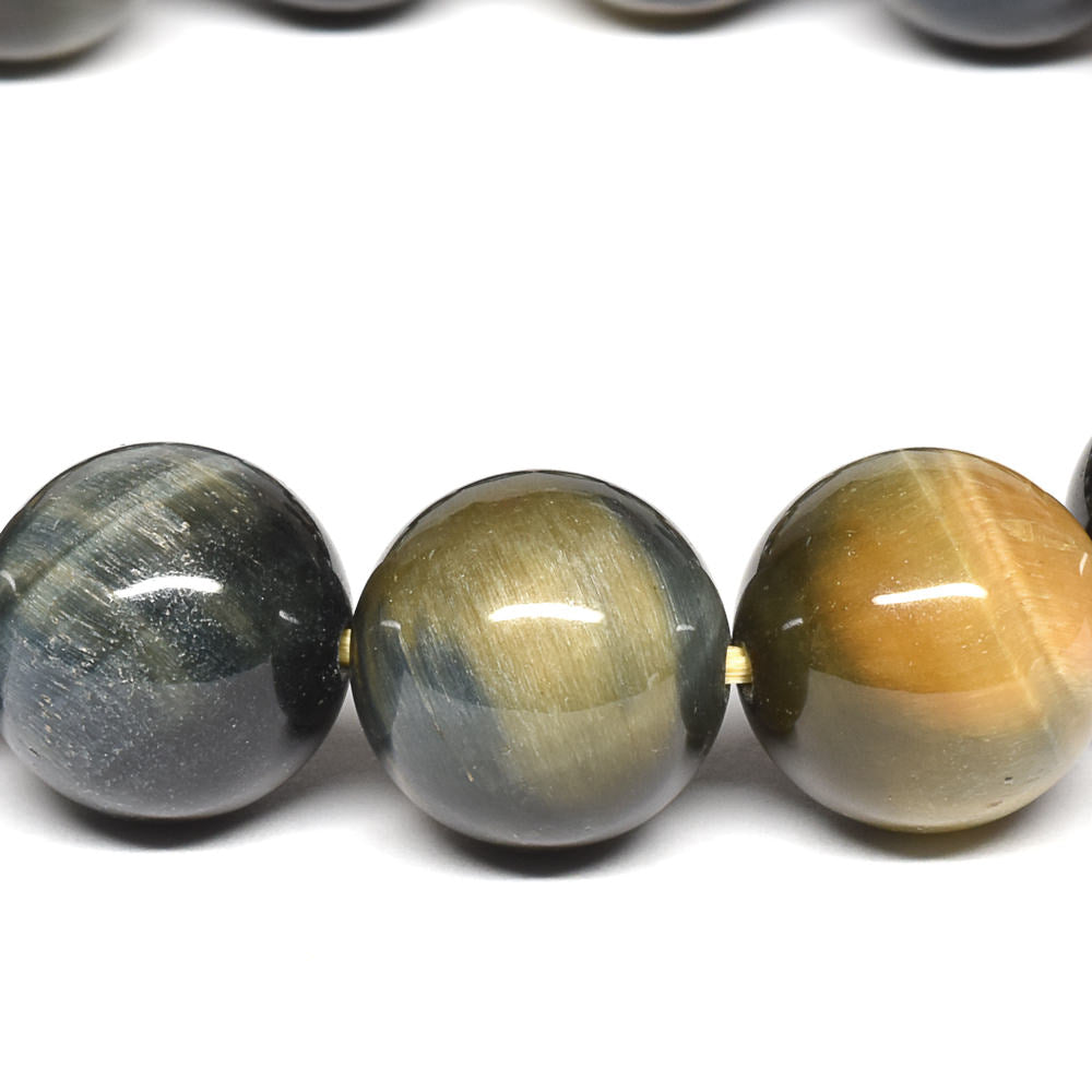 ゼブラタイガーアイ ブレスレット 12mm #RJ082