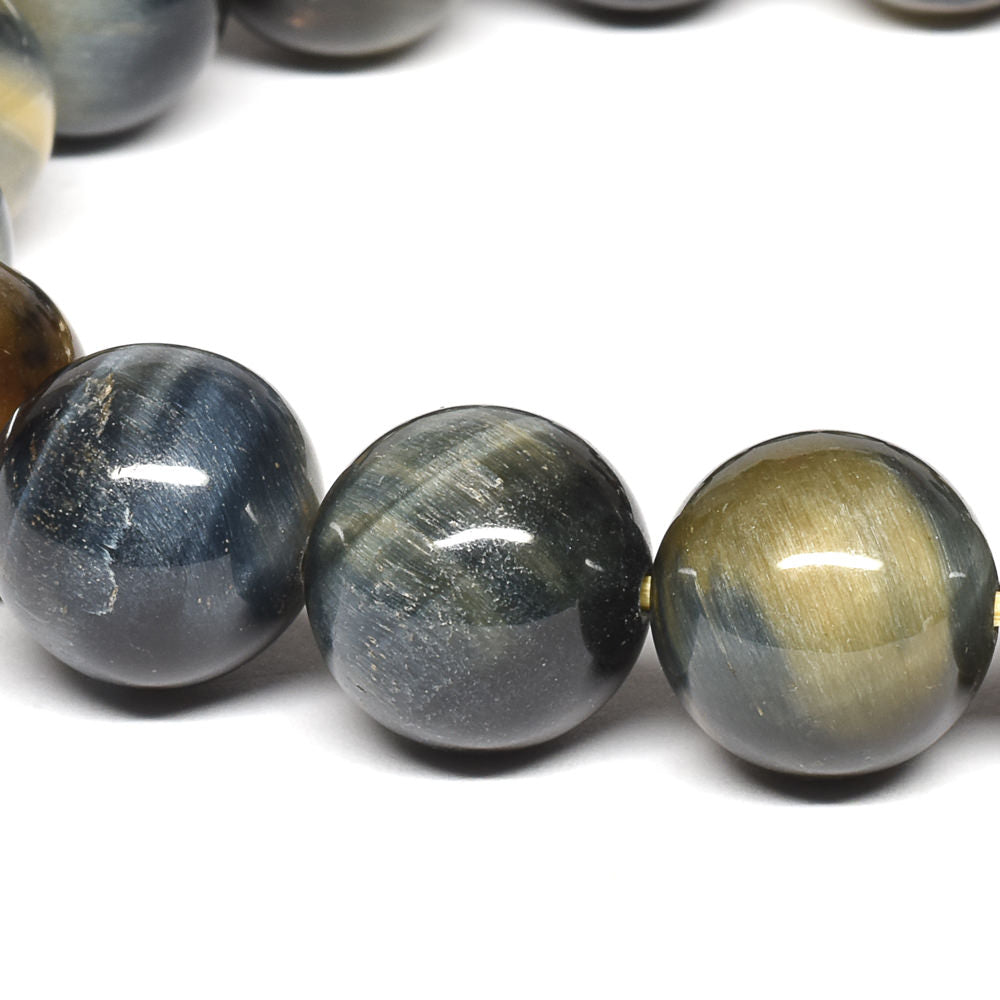 ゼブラタイガーアイ ブレスレット 12mm #RJ082