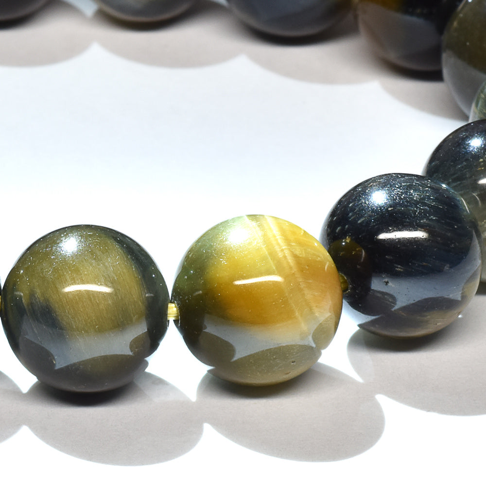 ゼブラタイガーアイ ブレスレット 12mm #RJ082