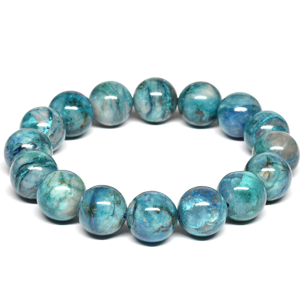 クリソコラシリカ ブレスレット 13.5mm #RJ120