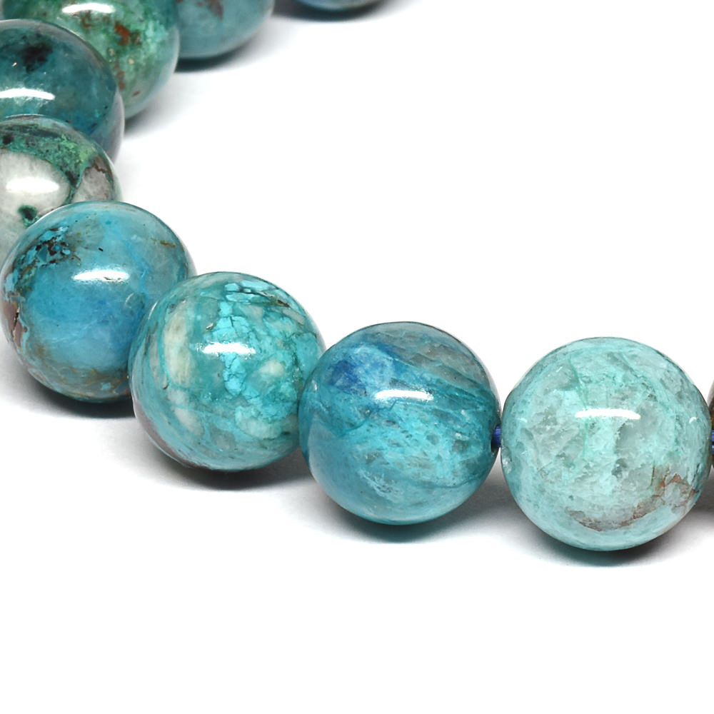 クリソコラシリカ ブレスレット 10-10.5mm #RJ122