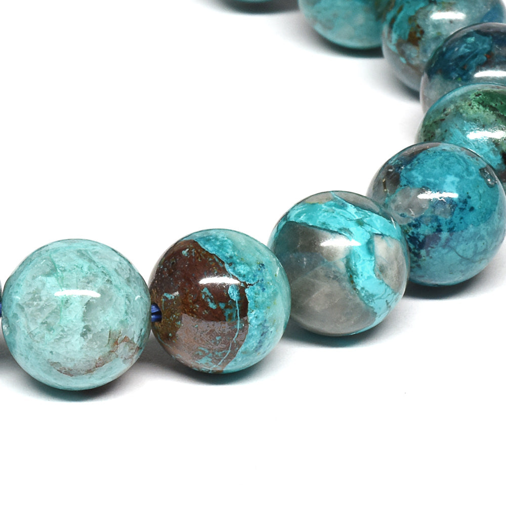 クリソコラシリカ ブレスレット 10-10.5mm #RJ122