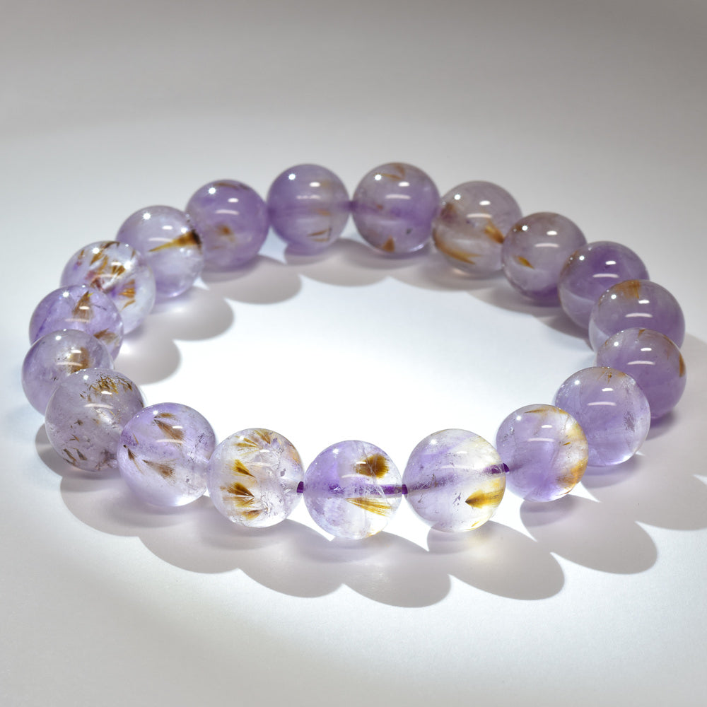 ゲーサイトインアメジスト ブレスレット 10-10.5mm #RJ123
