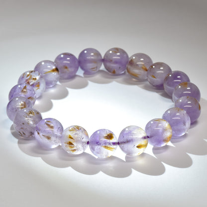 ゲーサイトインアメジスト ブレスレット 10-10.5mm #RJ123