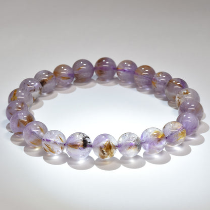 ゲーサイトインアメジスト ブレスレット 9-9.5mm #RJ124