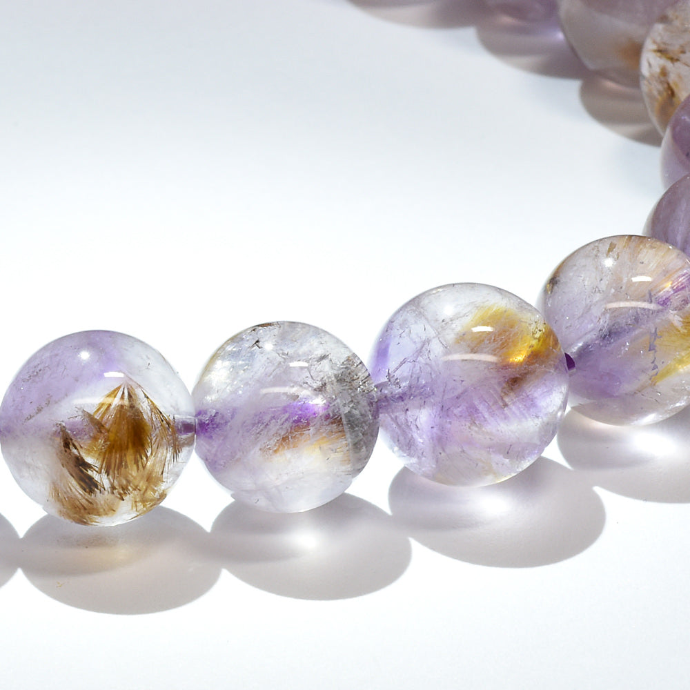 ゲーサイトインアメジスト ブレスレット 9-9.5mm #RJ124