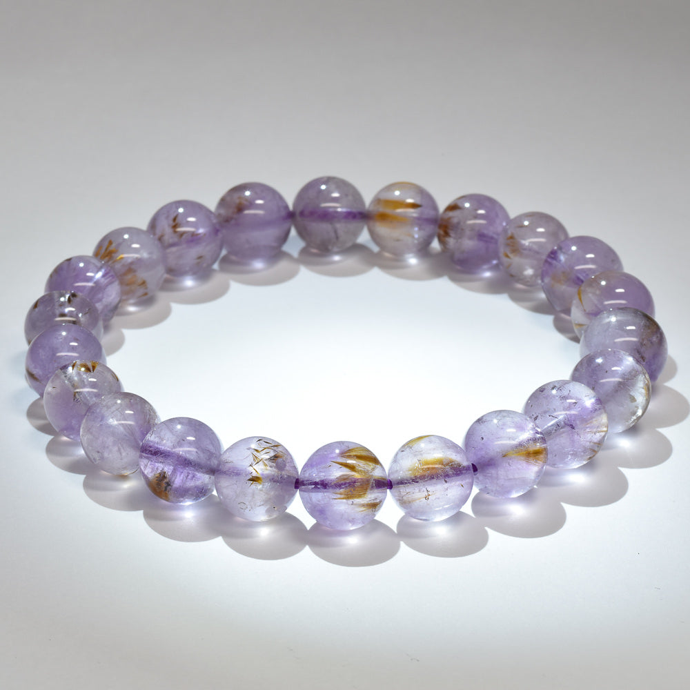 ゲーサイトインアメジスト ブレスレット 9-9.5mm #RJ125