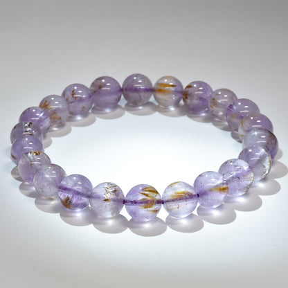 ゲーサイトインアメジスト ブレスレット 9-9.5mm #RJ125