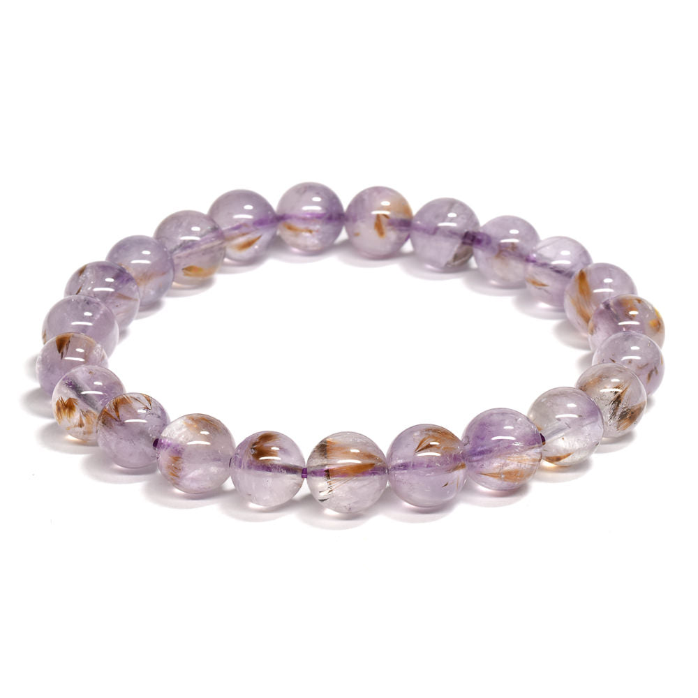 ゲーサイトインアメジスト ブレスレット 8.5mm #RJ126