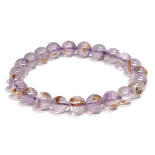 ゲーサイトインアメジスト ブレスレット 8.5mm #RJ126