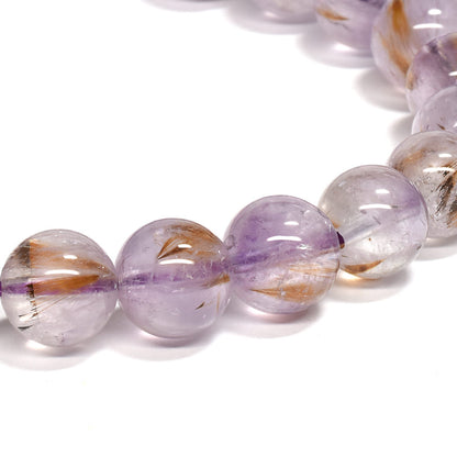 ゲーサイトインアメジスト ブレスレット 8.5mm #RJ126