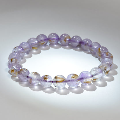 ゲーサイトインアメジスト ブレスレット 8.5mm #RJ126