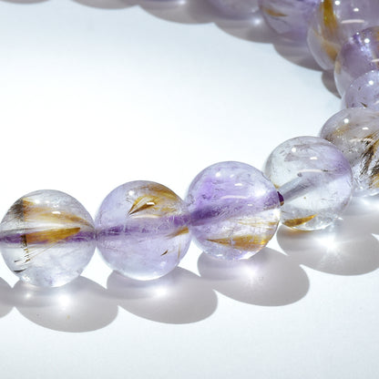 ゲーサイトインアメジスト ブレスレット 8.5mm #RJ126
