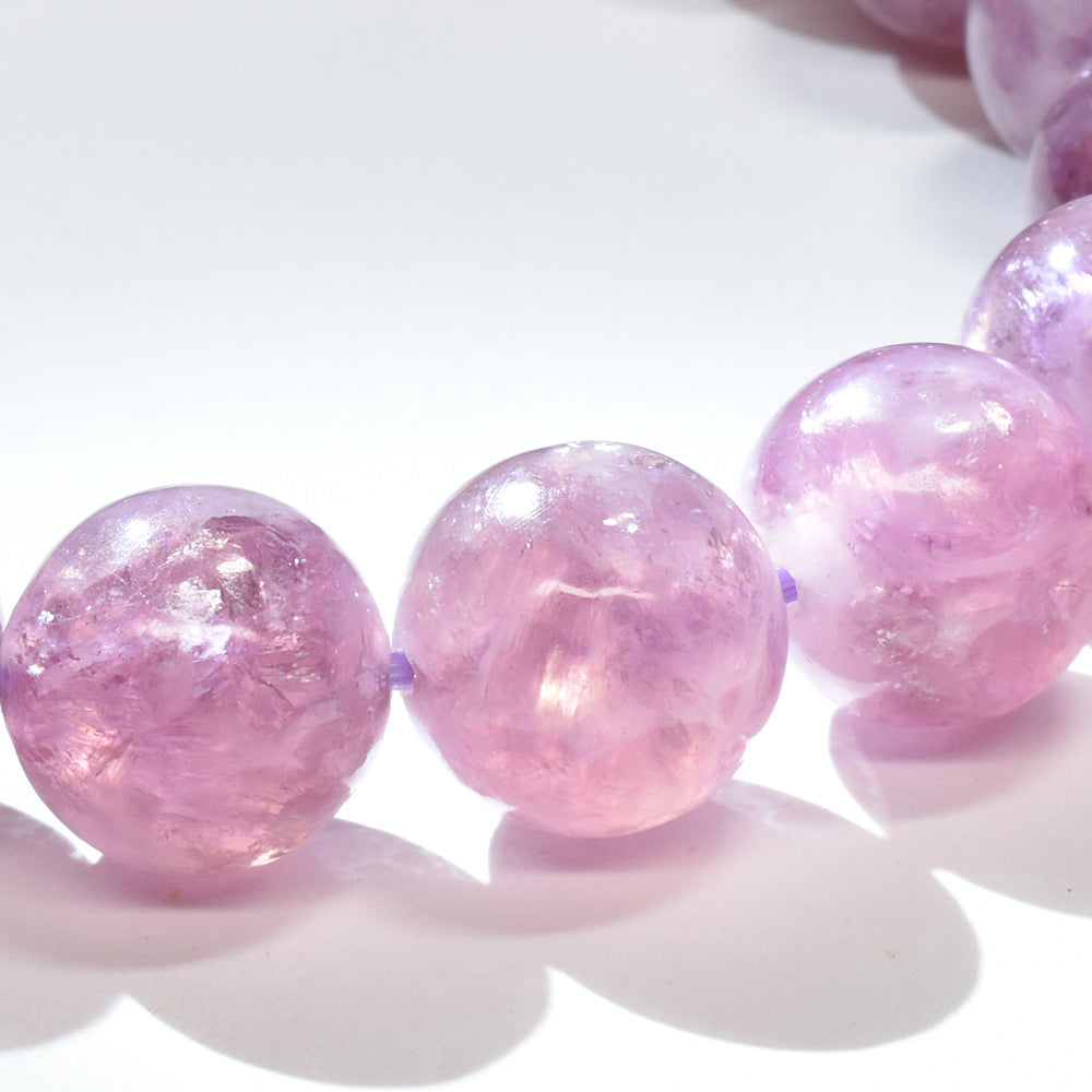 ピンクレピドライトシリカ ブレスレット 11mm #RJ137