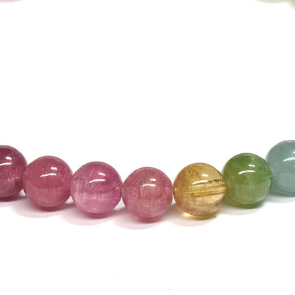 キャンディーカラートルマリン ブレスレット 5mm #RJ151