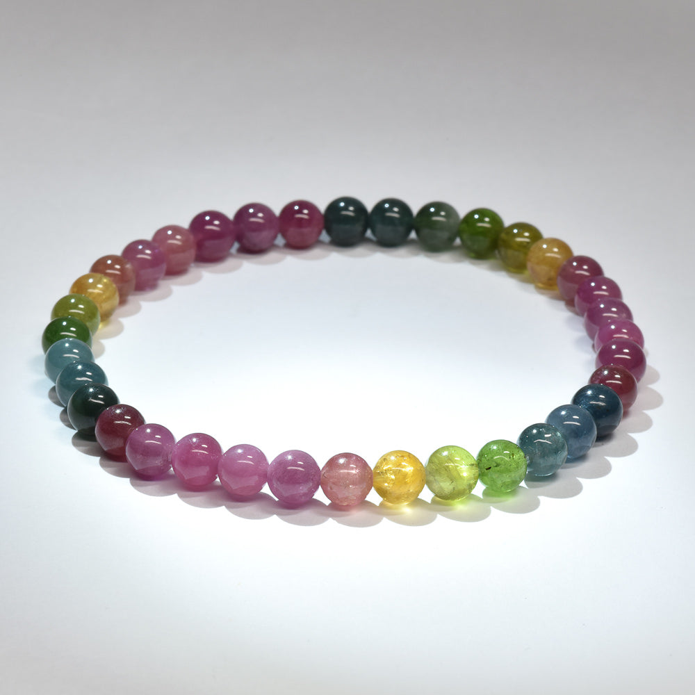 キャンディーカラートルマリン ブレスレット 5mm #RJ152