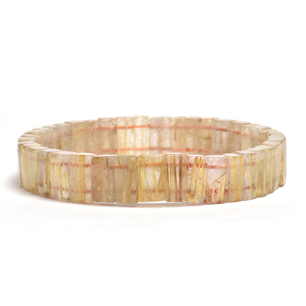 [鑑別付]ゴールドルチルクォーツ バングル 11.5mm #RJ155