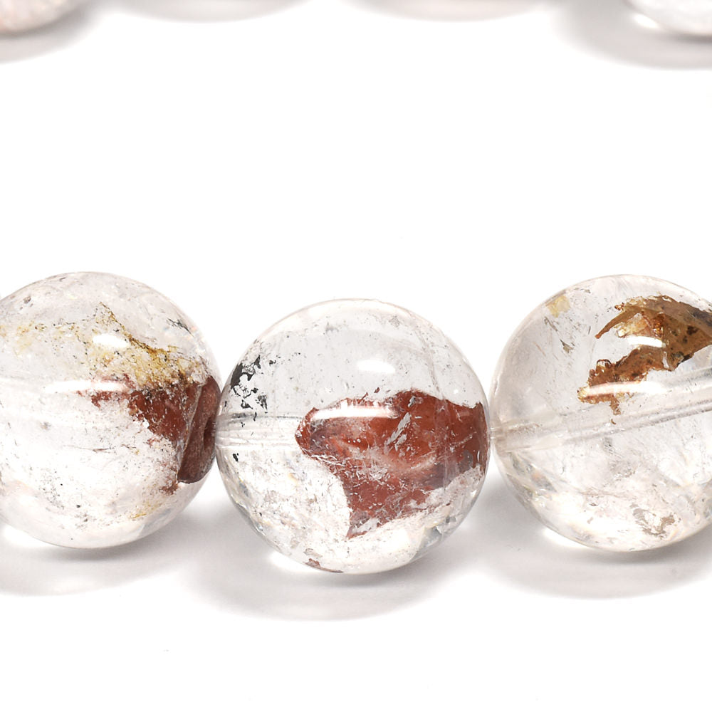 ライモナイトインエレスチャルクォーツ ブレスレット 15mm #RJ158