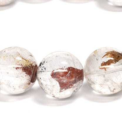 ライモナイトインエレスチャルクォーツ ブレスレット 15mm #RJ158