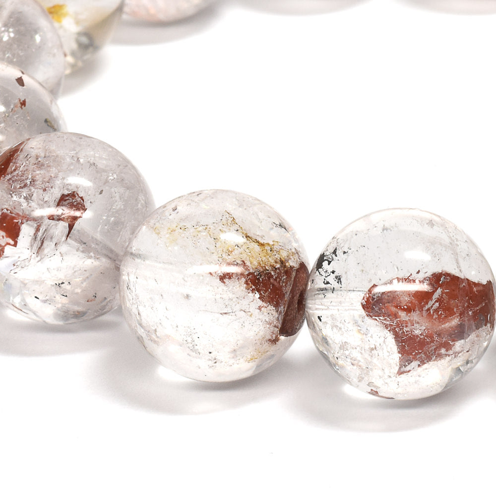 ライモナイトインエレスチャルクォーツ ブレスレット 15mm #RJ158