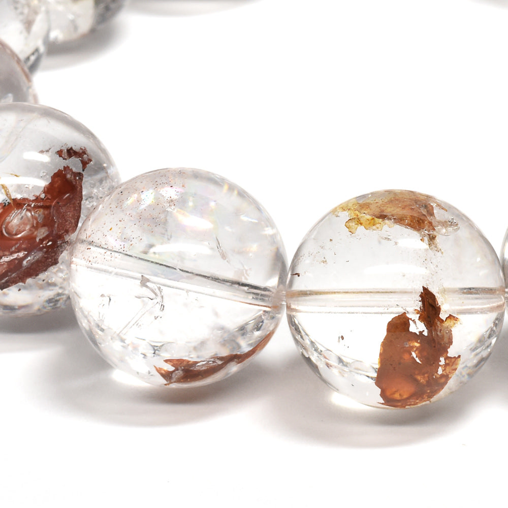 ライモナイトインエレスチャルクォーツ ブレスレット 16-16.5mm #RJ160