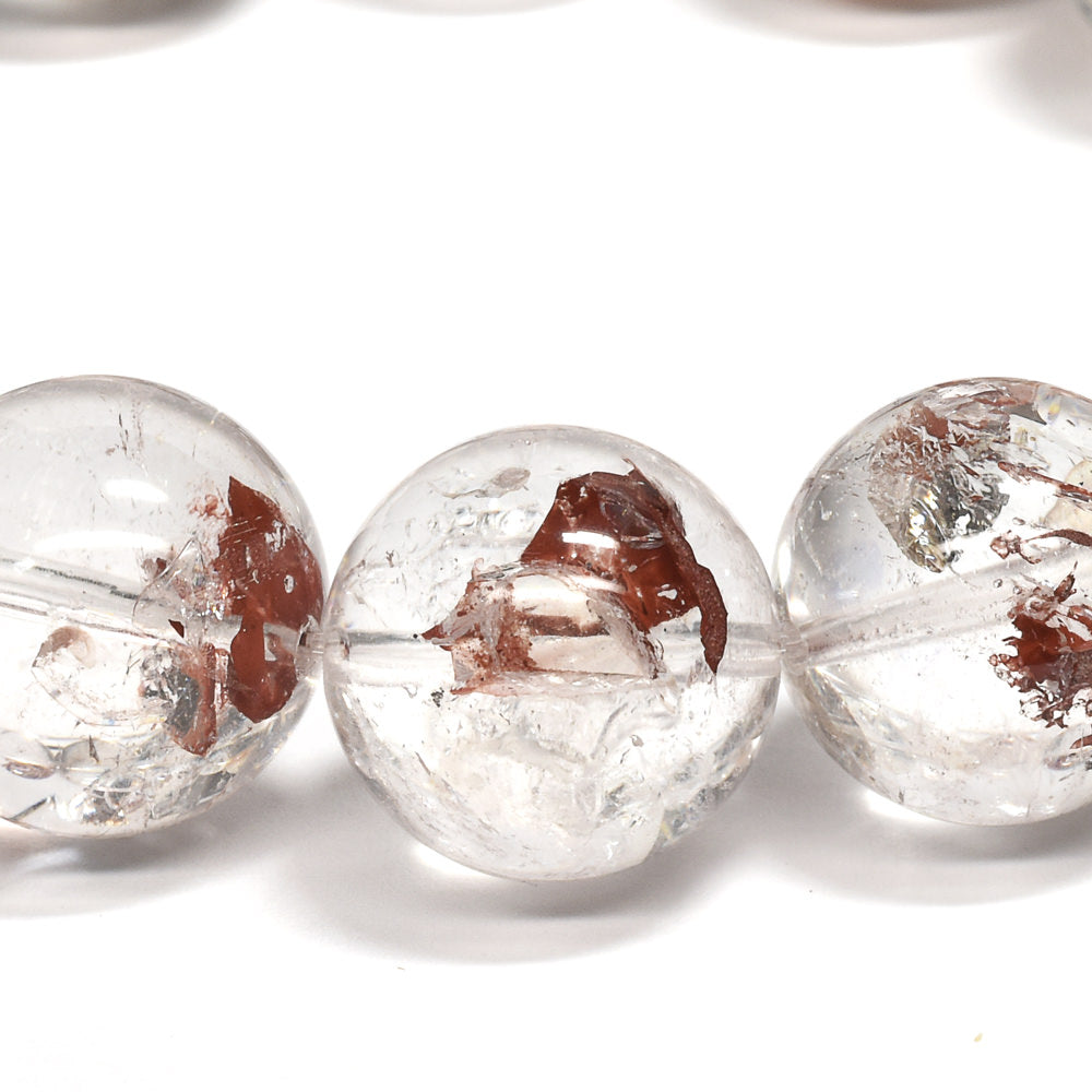 ライモナイトインエレスチャルクォーツ ブレスレット 16-16.5mm #RJ161