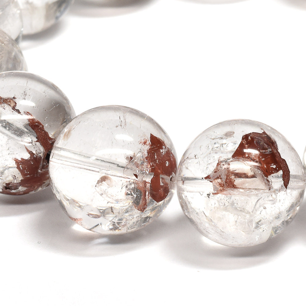 ライモナイトインエレスチャルクォーツ ブレスレット 16-16.5mm #RJ161